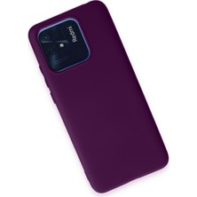 HappyCase  Xiaomi Redmi 10C Kılıf Yumuşak Silikon Kılıf - Mor