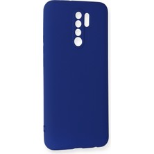 HappyCase  Xiaomi Redmi 9 Kılıf Yumuşak Silikon Kılıf - Lacivert