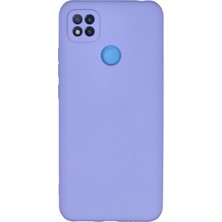 HappyCase  Xiaomi Redmi 9c Kılıf Yumuşak Silikon Kılıf - Lila