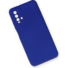 HappyCase  Xiaomi Redmi 9t Kılıf Yumuşak Silikon Kılıf - Lacivert