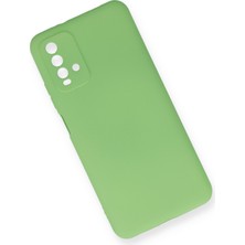 HappyCase  Xiaomi Redmi 9t Kılıf Yumuşak Silikon Kılıf - Yeşil