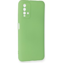 HappyCase  Xiaomi Redmi 9t Kılıf Yumuşak Silikon Kılıf - Yeşil