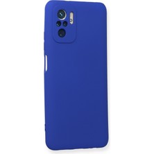 HappyCase  Xiaomi Redmi Note 10 Kılıf Yumuşak Silikon Kılıf - Lacivert