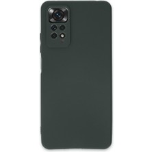 HappyCase  Xiaomi Redmi Note 11 Pro Kılıf Yumuşak Silikon Kılıf - Koyu Yeşil