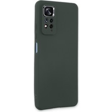 HappyCase  Xiaomi Redmi Note 11 Pro Kılıf Yumuşak Silikon Kılıf - Koyu Yeşil