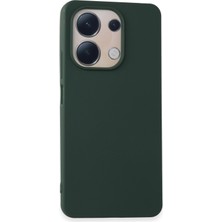 HappyCase  Xiaomi Redmi Note 13 Kılıf Yumuşak Silikon Kılıf - Koyu Yeşil