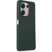 HappyCase  Xiaomi Redmi Note 13 Kılıf Yumuşak Silikon Kılıf - Koyu Yeşil