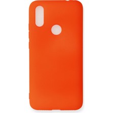 HappyCase  Xiaomi Redmi Note 7 Kılıf Yumuşak Silikon Kılıf - Turuncu