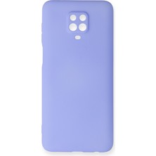 HappyCase  Xiaomi Redmi Note 9s Kılıf Yumuşak Silikon Kılıf - Lila