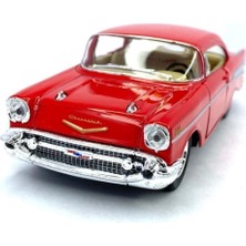 Kinsmart 1957 Chevrolet Bel Air Çek Bırak 5inch. Lisanslı Model Araba, Oyuncak Araba 1:40