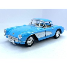 Kinsmart 1957 Chevrolet Corvette Çek Bırak 5inch. Lisanslı Model Araba, Oyuncak Araba 1:34