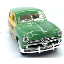 Kinsmart 1949 Ford Woody Wagon Çek Bırak 5inch. Lisanslı Model Araba, Oyuncak Araba 1:40