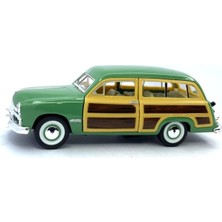 Kinsmart 1949 Ford Woody Wagon Çek Bırak 5inch. Lisanslı Model Araba, Oyuncak Araba 1:40