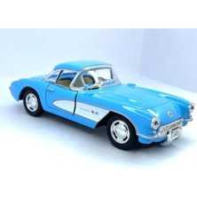 Kinsmart 1957 Chevrolet Corvette Çek Bırak 5inch. Lisanslı Model Araba, Oyuncak Araba 1:34