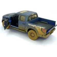 Kinsmart 2013 Ford F-150 Svt Raptor Supercrew (Çamurdesenli)Çekbırak 5inch.lisanslı Model Araba,oyu