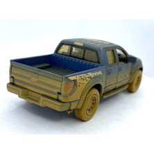 Kinsmart 2013 Ford F-150 Svt Raptor Supercrew (Çamurdesenli)Çekbırak 5inch.lisanslı Model Araba,oyu