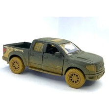 Kinsmart 2013 Ford F-150 Svt Raptor Supercrew (Çamurdesenli)Çekbırak 5inch.lisanslı Model Araba,oyu