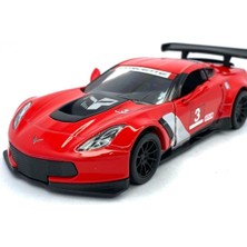 Kinsmart 2016 Corvette C7.r Çek Bırak 5inch. Lisanslı Model Araba , Oyuncak Araba 1:36