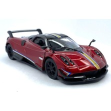 Kinsmart 2016 Pagani Huayra Bc (Şeritli) - Çek Bırak 5inch. Lisanslı Model Araba, Oyuncak Araba 1:3