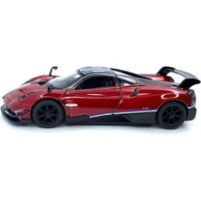 Kinsmart 2016 Pagani Huayra Bc (Şeritli) - Çek Bırak 5inch. Lisanslı Model Araba, Oyuncak Araba 1:3