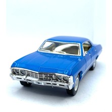 Kinsmart 1967 Impala Mavi Çek Bırak Oyuncak Araba 3 Yaş Üzeri Çocuklar İçin Eğlenceli Tasarım