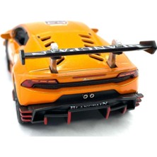 Kinsmart Lamborghini Huracan LP620 - 2 Super Trofeo Çek Bırak 5inch. Lisanslı Model Araba, Oyuncak