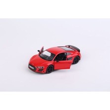 Kinsmart 2020 Audi R8 Coupe - Çek Bırak 5inch. Lisanslı Model Araba, Oyuncak Araba 1:36