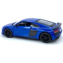 Kinsmart 2020 Audi R8 Coupe - Çek Bırak 5inch. Lisanslı Model Araba, Oyuncak Araba 1:36 Mavi