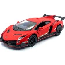 Kinsmart Lamborghini (Mat Renkli) Çek Bırak 5inch. Lisanslı Model Araç, Oyuncak Araba