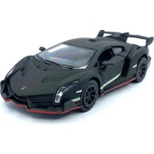 Kinsmart Lamborghini (Mat Renkli) Çek Bırak 5inch. Lisanslı Model Araç, Oyuncak Araba