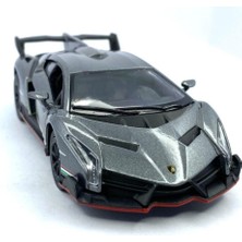 Kinsmart Lamborghini Veneno Çek Bırak 5inch. Lisanslı Model Araba, Oyuncak Araba 1:36