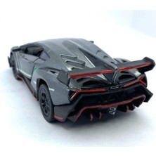 Kinsmart Lamborghini Veneno Çek Bırak 5inch. Lisanslı Model Araba, Oyuncak Araba 1:36