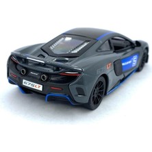 Kinsmart Mclaren 675LT (Modifiyeli) - Çek Bırak 5inch. Lisanslı Model Araba, Oyuncak Araba 1:36