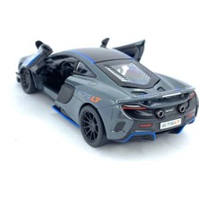 Kinsmart Mclaren 675LT (Modifiyeli) - Çek Bırak 5inch. Lisanslı Model Araba, Oyuncak Araba 1:36