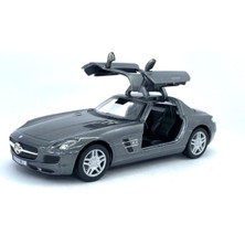 Kinsmart Mercedes - Benz Sls Amg - Çek Bırak 5inch. Lisanslı Model Araba, Oyuncak Araba 1:36