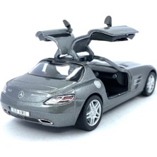 Kinsmart Mercedes - Benz Sls Amg - Çek Bırak 5inch. Lisanslı Model Araba, Oyuncak Araba 1:36