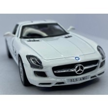 Kinsmart Mercedes - Benz Sls Amg - Çek Bırak 5inch. Lisanslı Model Araba, Oyuncak Araba 1:36