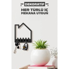 3Art Metal Dekoratif Demir Duvar Askısı - Metal Askılık - Anahtarlık - Duvar Rafı