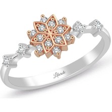 Lilarote Kar Tanesi Tasarım Yüzük