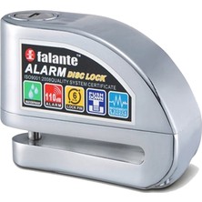 Falante Alarmlı Motosiklet Bisiklet Disk Kilidi Falante Locks FS8303 Krom (Kablosuz)