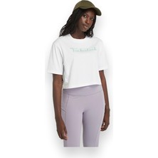 Timberland TB0A5VS3 Cropped Sleeve Tee T Kadın T-Shirt