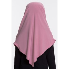 Hürrem Bone Pudra Pratik Hazır Geçmeli Çocuk Tesettür Bone Sandy Kumaş Kendinden Boneli 78_06
