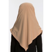 Hürrem Bone Sütlü Kahve Pratik Hazır Geçmeli Çocuk Tesettür Bone Sandy Kumaş Kendinden Boneli 78_26