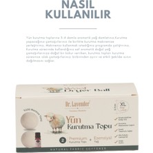 Dr. Lavender Merinos Yünü Xl Boy Çamaşır Kurutma Topu 50 Gr.+ Esansiyel Yağ 10 ml + Lavanta Kesesi