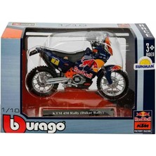 51070 Sun-Bur-1:18 Motor Red Bull Ktm 450 2 Sunman