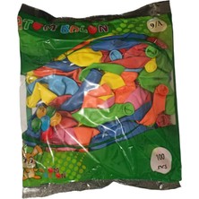 Atom Balon Normal Balon Karışık Renk 9/a 100'LÜ