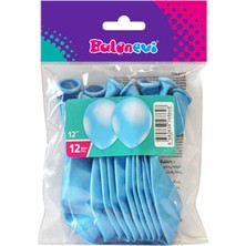 Balonevi Balonevi Metalik Açık Mavi Paket Balon