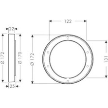 Hansgrohe Uzatma Seti 170Mm Krom