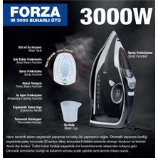 Fantom Forza Ir 3000 Buharlı Ütü Açık Gri