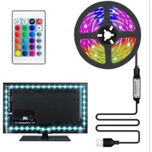 Cata Tv Arkası USB Rgb Şerit LED CT-4566 Kumanda Ile Kontrol